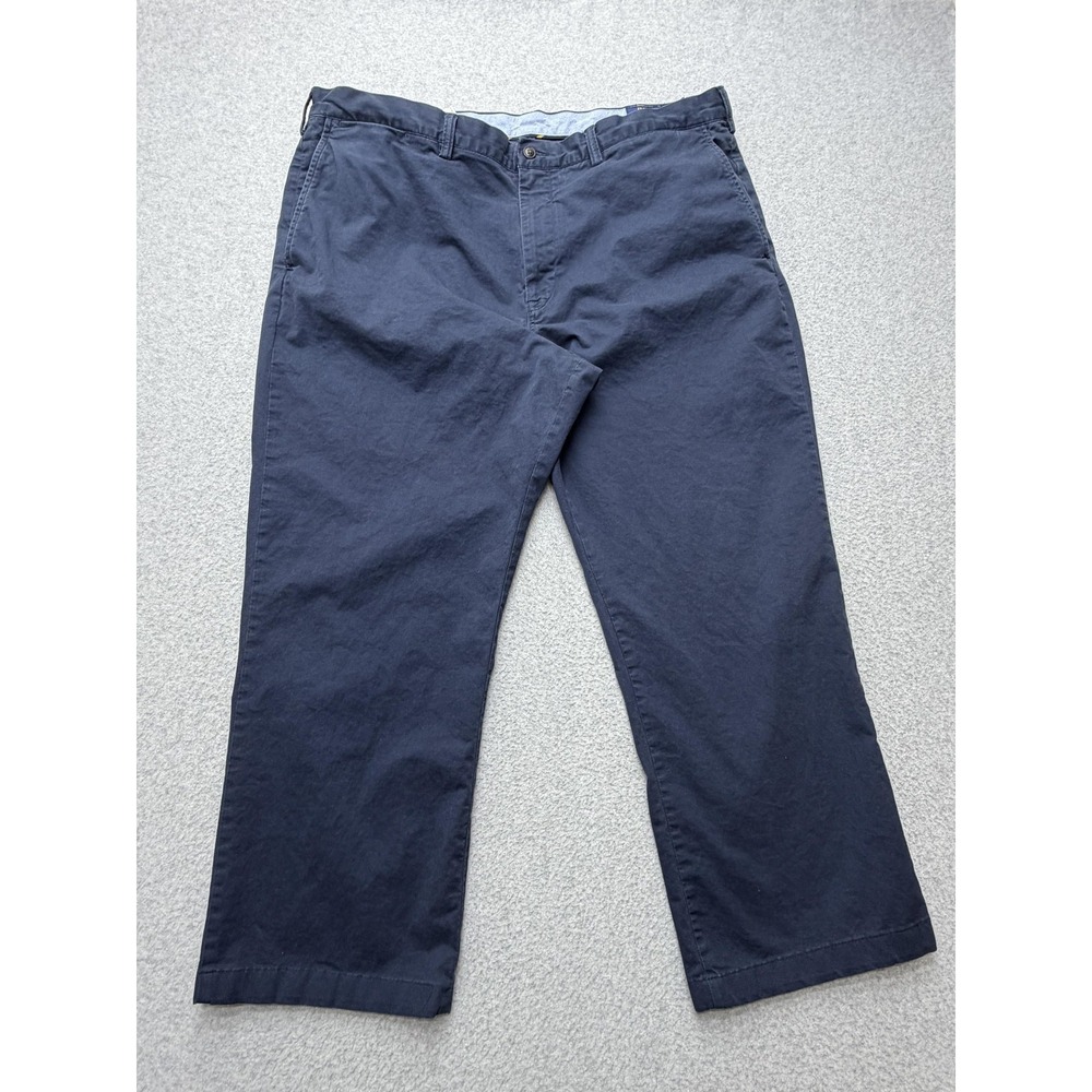 Polo Ralph Lauren Pants Mens 42x32 Actual 42x29 Navy Bedford Chino Stretch